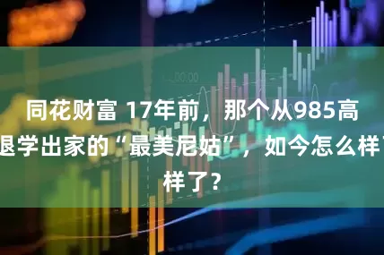 同花财富 17年前，那个从985高校退学出家的“最美尼姑”，如今怎么样了？