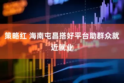 策略红 海南屯昌搭好平台助群众就近就业