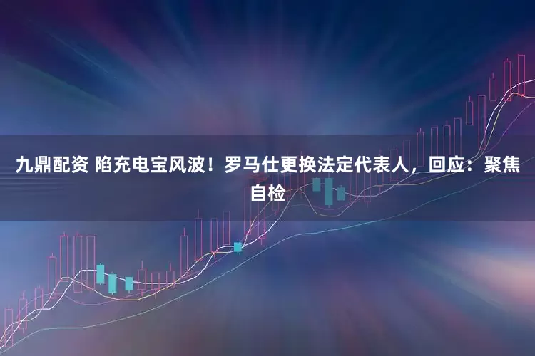 九鼎配资 陷充电宝风波！罗马仕更换法定代表人，回应：聚焦自检